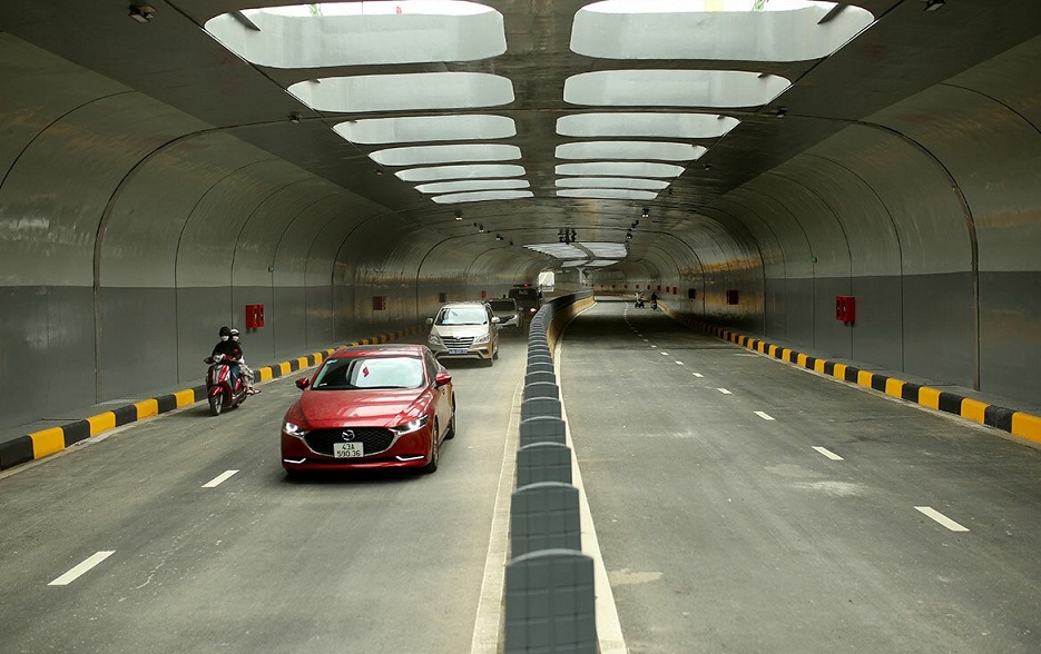Новый туннель в Дананге открывался после двух лет строительства